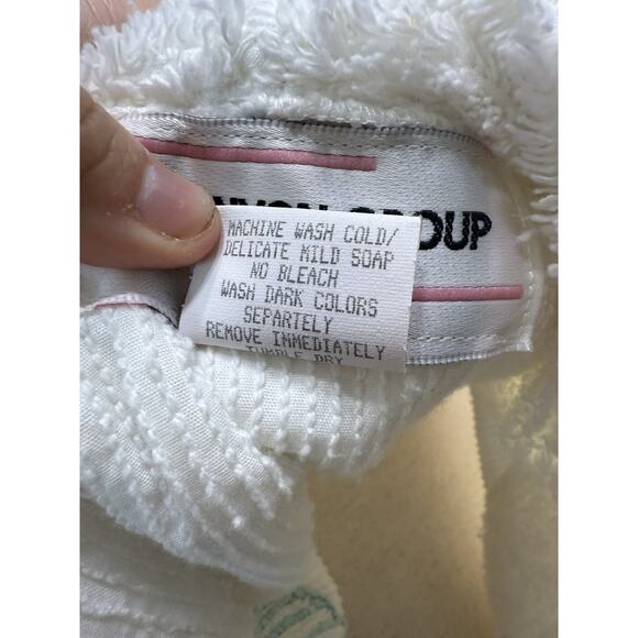 VTG Chenille Heart Robe Rare Multicolor Tufted Shabby Chic Canyon Group M READ - Picture 7 of 7